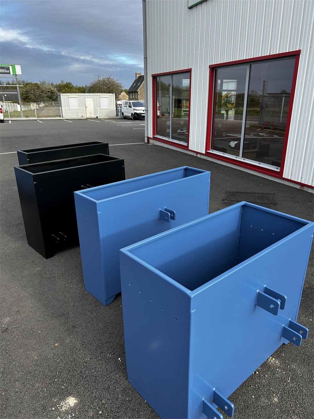 Masse agricole CMA — chape de traction arrière et logements outils — vue 4